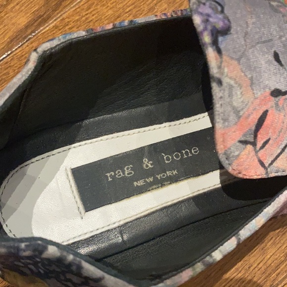 rag & bone flower velvet slides size 7 - Picture 3 of 8